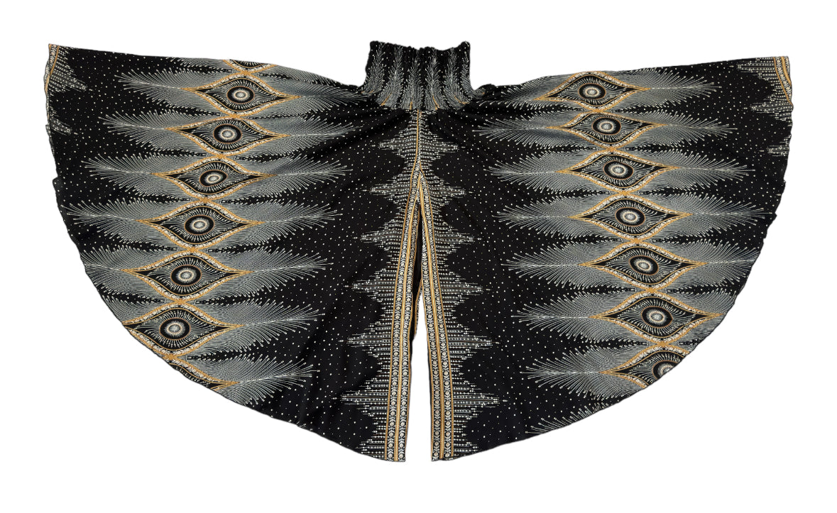 Butterfly Pants BlackGold Peacock