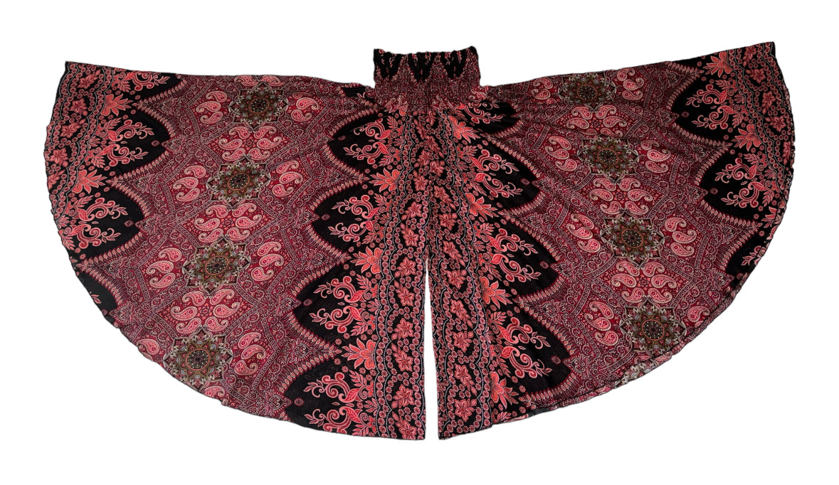 Butterfly Pants BlackMaroon