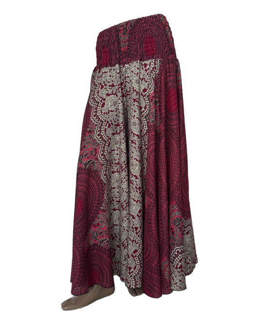 Butterfly Pants MaroonGrey