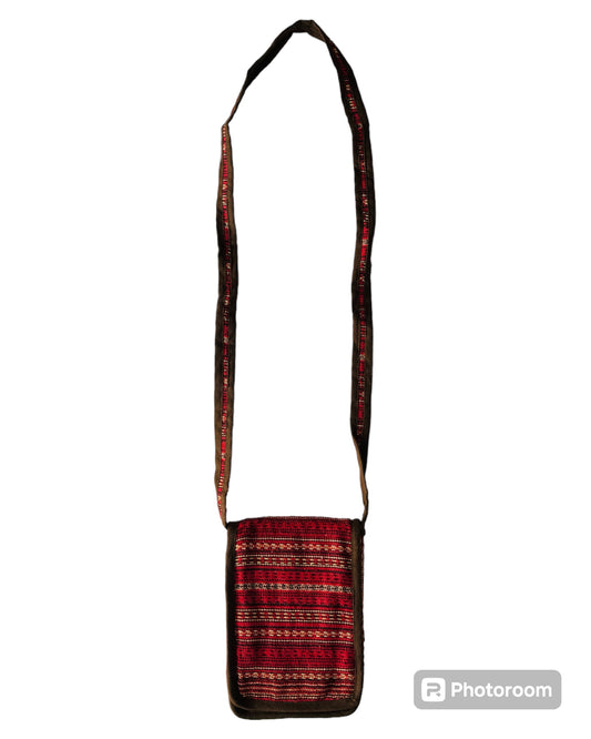 Crossbody BrownMaroon